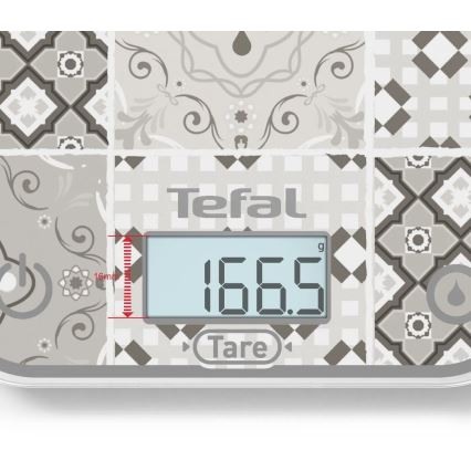 Tefal - Köksvåg OPTISS 2xAAA beige