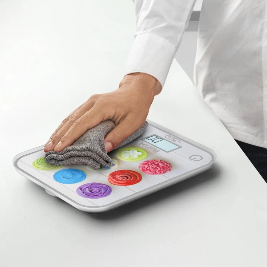 Tefal - Köksvåg OPTISS 2xAAA färgrik