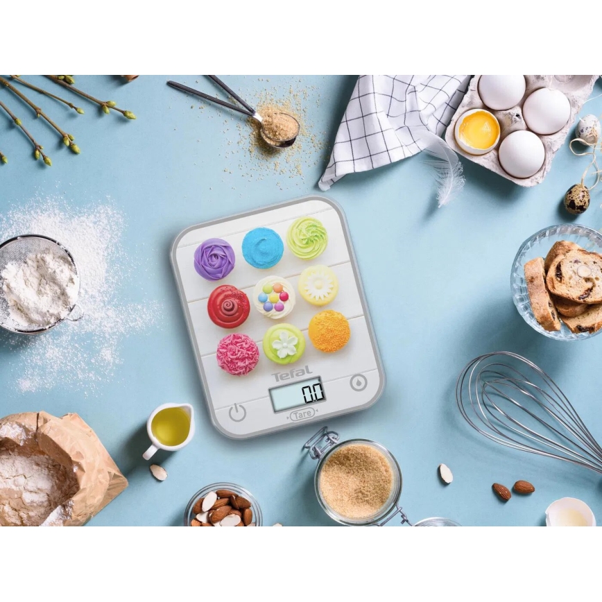 Tefal - Köksvåg OPTISS 2xAAA färgrik