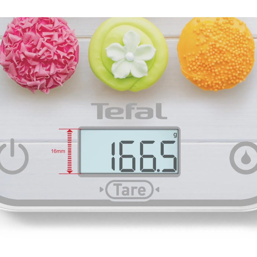 Tefal - Köksvåg OPTISS 2xAAA färgrik