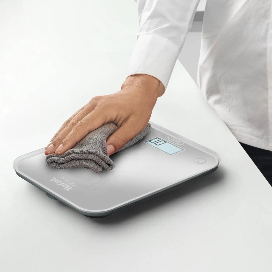 Tefal - Köksvåg OPTISS 2xAAA grå