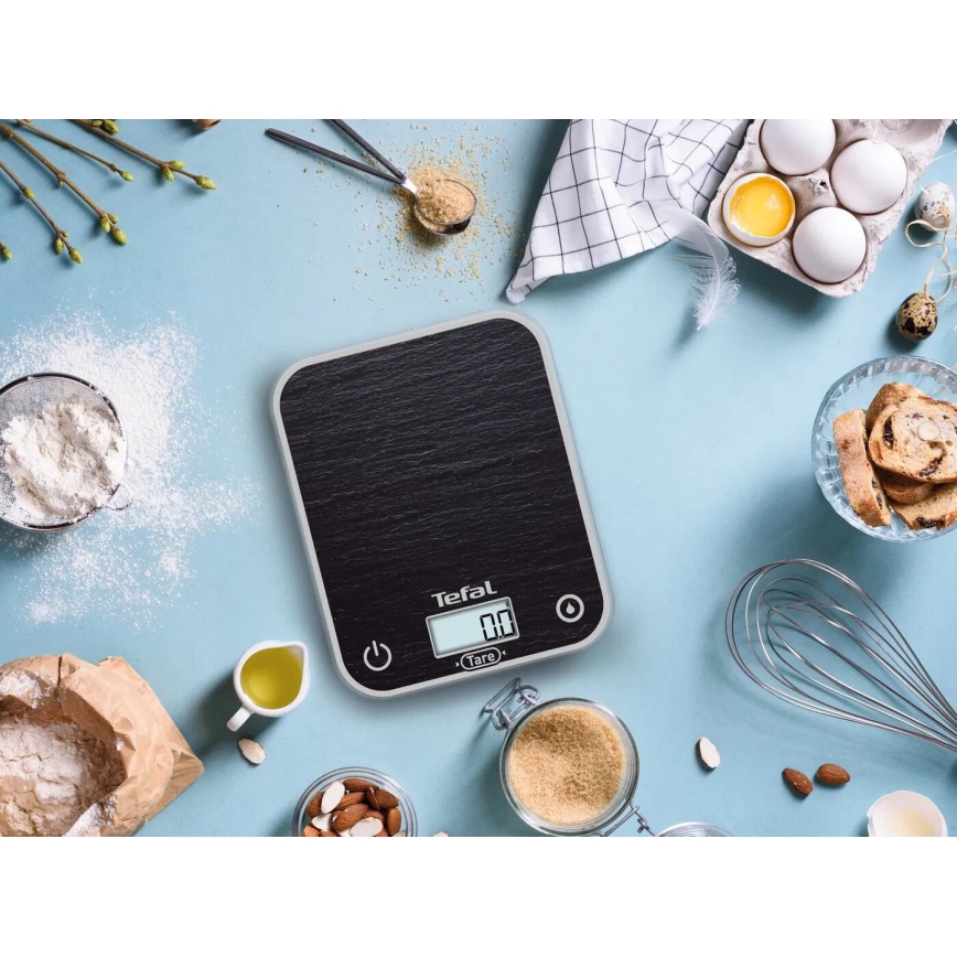 Tefal - Köksvåg OPTISS 2xAAA svart