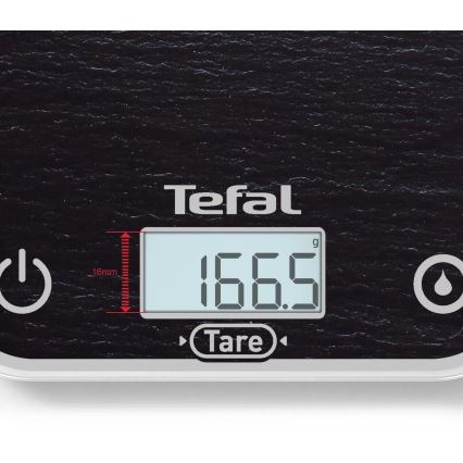 Tefal - Köksvåg OPTISS 2xAAA svart
