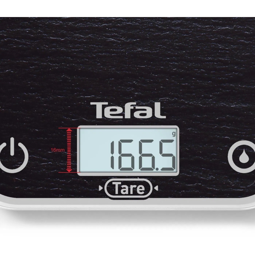 Tefal - Köksvåg OPTISS 2xAAA svart