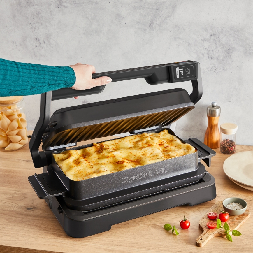 Tefal - Kontaktgrill OPTIGRILL 2200W/230V svart