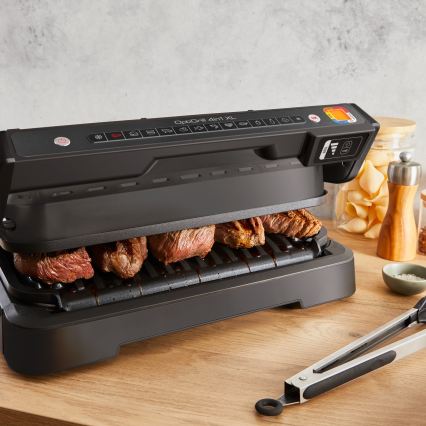 Tefal - Kontaktgrill OPTIGRILL 2200W/230V svart