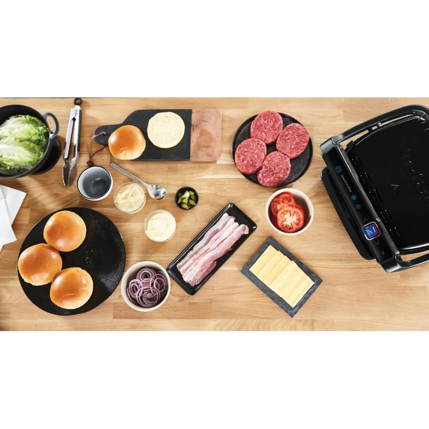 Tefal - Kontaktgrill OPTIGRILL ELITE 2000W/230V svart