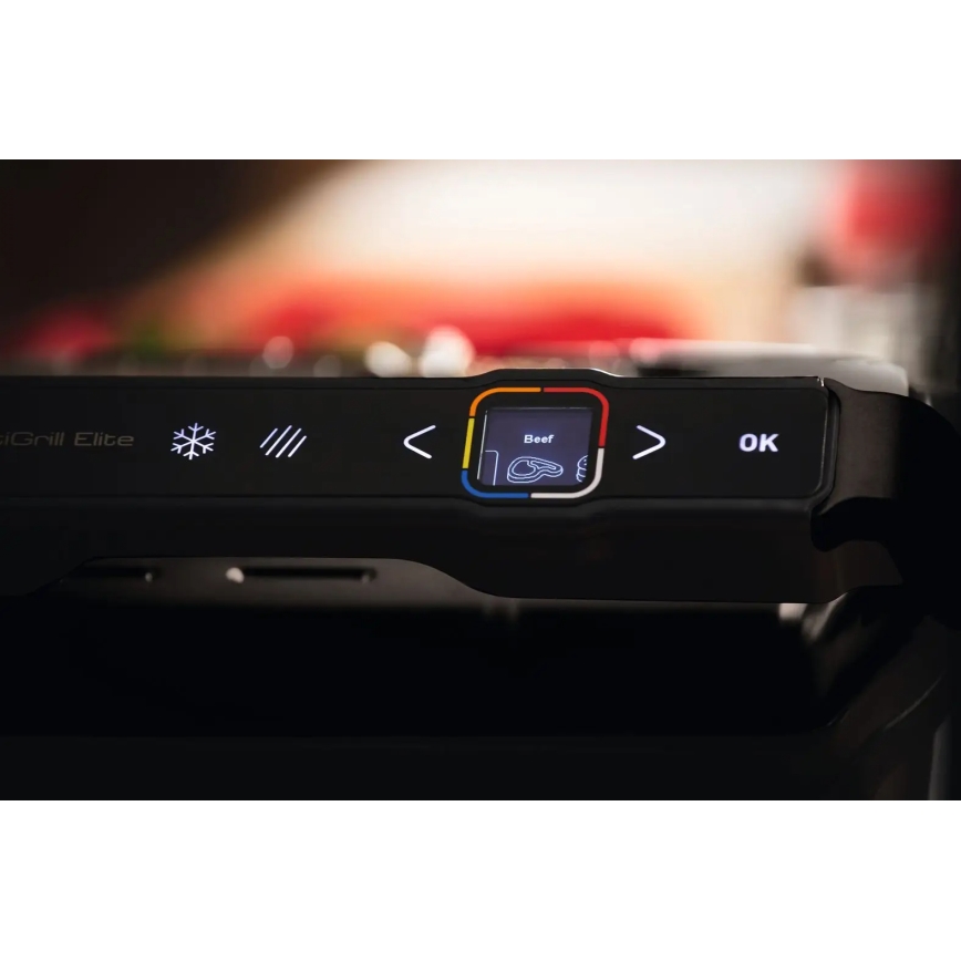 Tefal - Kontaktgrill OPTIGRILL ELITE 2000W/230V svart