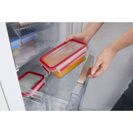 Tefal - Matbehållare 0,85 l MSEAL GLASS röd/glas