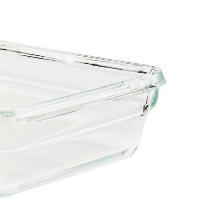 Tefal - Matförvaringsburk 0,45 l MSEAL GLASS röd/glas