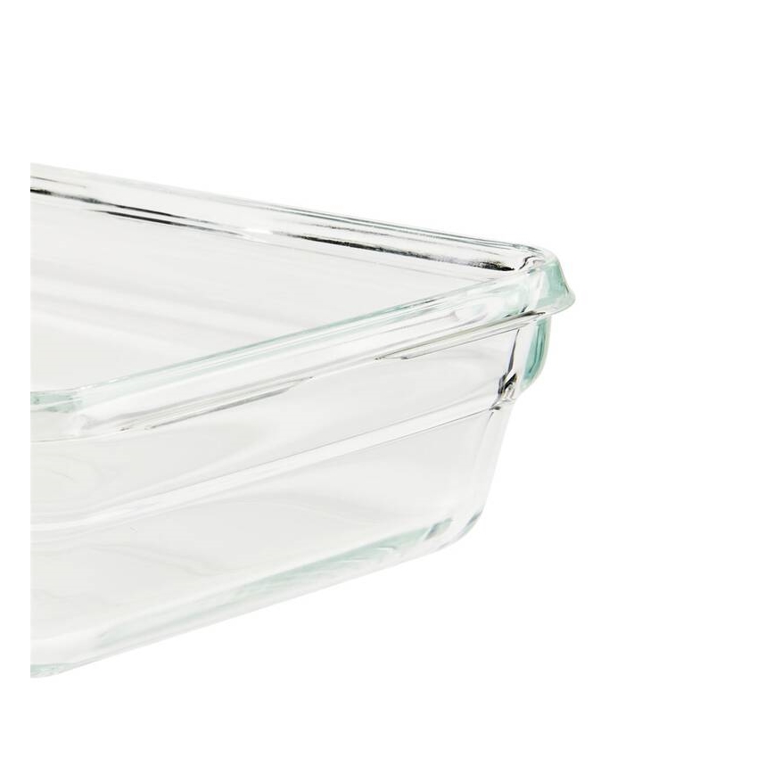 Tefal - Matförvaringsburk 0,45 l MSEAL GLASS röd/glas