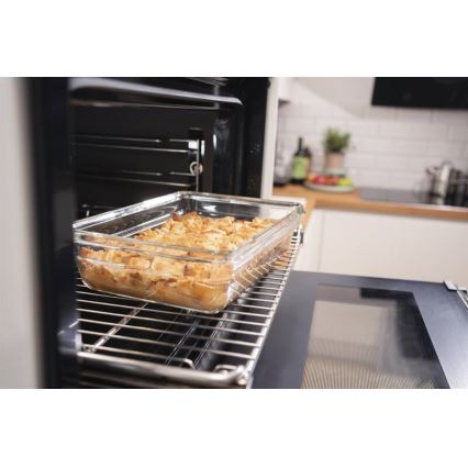 Tefal - Matförvaringsburk 1,1 l MSEAL GLASS röd/glas