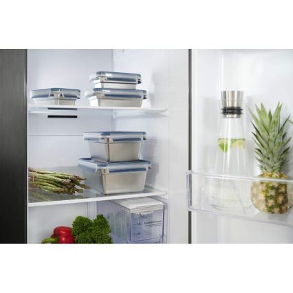 Tefal - Matlåda 0,8 l MSEAL STEEL blå/rostfri