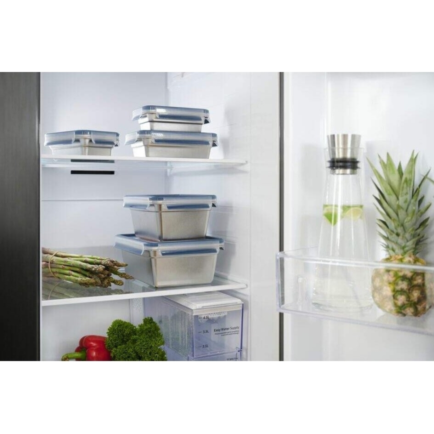 Tefal - Matlåda 0,8 l MSEAL STEEL blå/rostfri