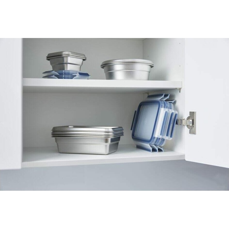 Tefal - Matlåda 0,8 l MSEAL STEEL blå/rostfri