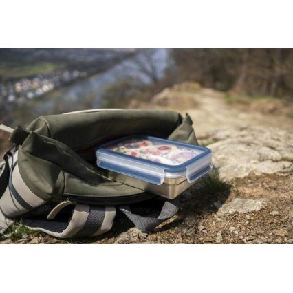 Tefal - Matlåda 0,8 l MSEAL STEEL blå/rostfri