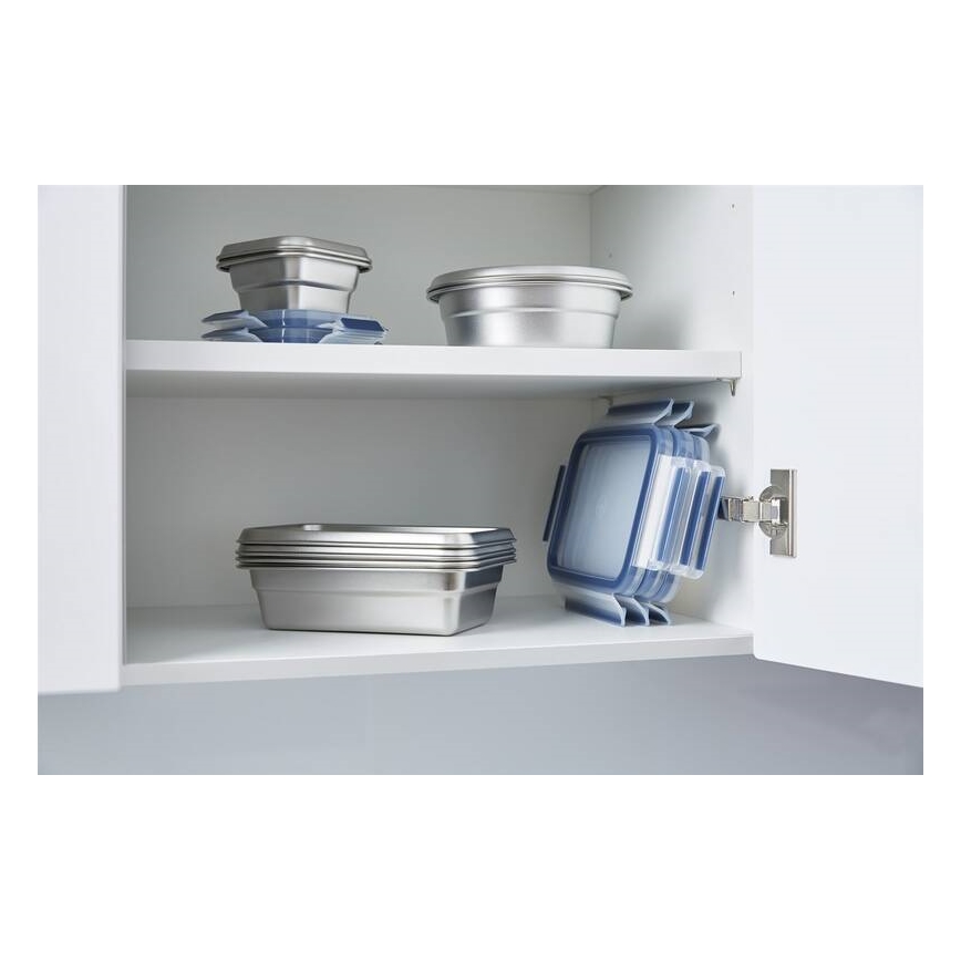 Tefal - Matlåda 3 l MSEAL STEEL blå/rostfri