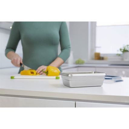 Tefal - Matlåda 3 l MSEAL STEEL blå/rostfri