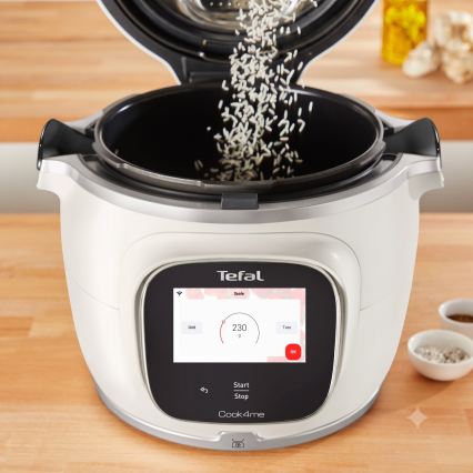 Tefal - Multifunktionell elektrisk tryckkokare 6 l COOK4ME TOUCH PRO 1600W/230V