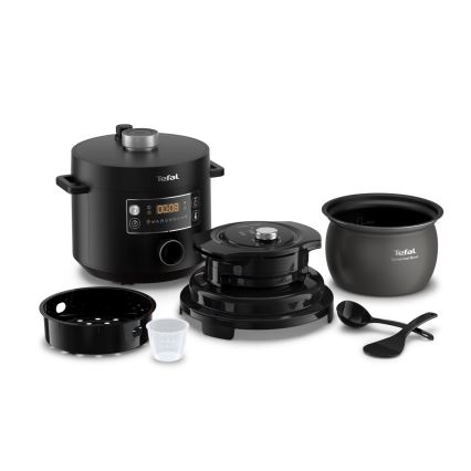 Tefal - Multifunktionell elektrisk tryckkokare 7,6 l 1200W/230V svart