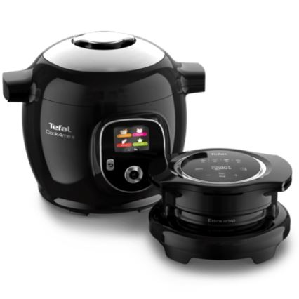 Tefal - Multifunktionell elektrisk tryckkokare med tillbehör 6 l 1600 W/230 V svart
