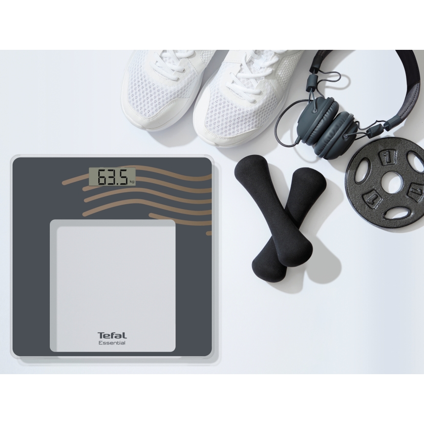 Tefal - Personvåg Essential DUNES COLLECTION 1xAAA