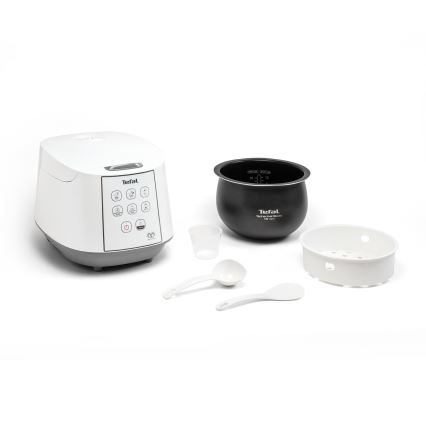 Tefal - Riskokare 8 i 1 EASY COOK 750 W/230 V 5 l vit