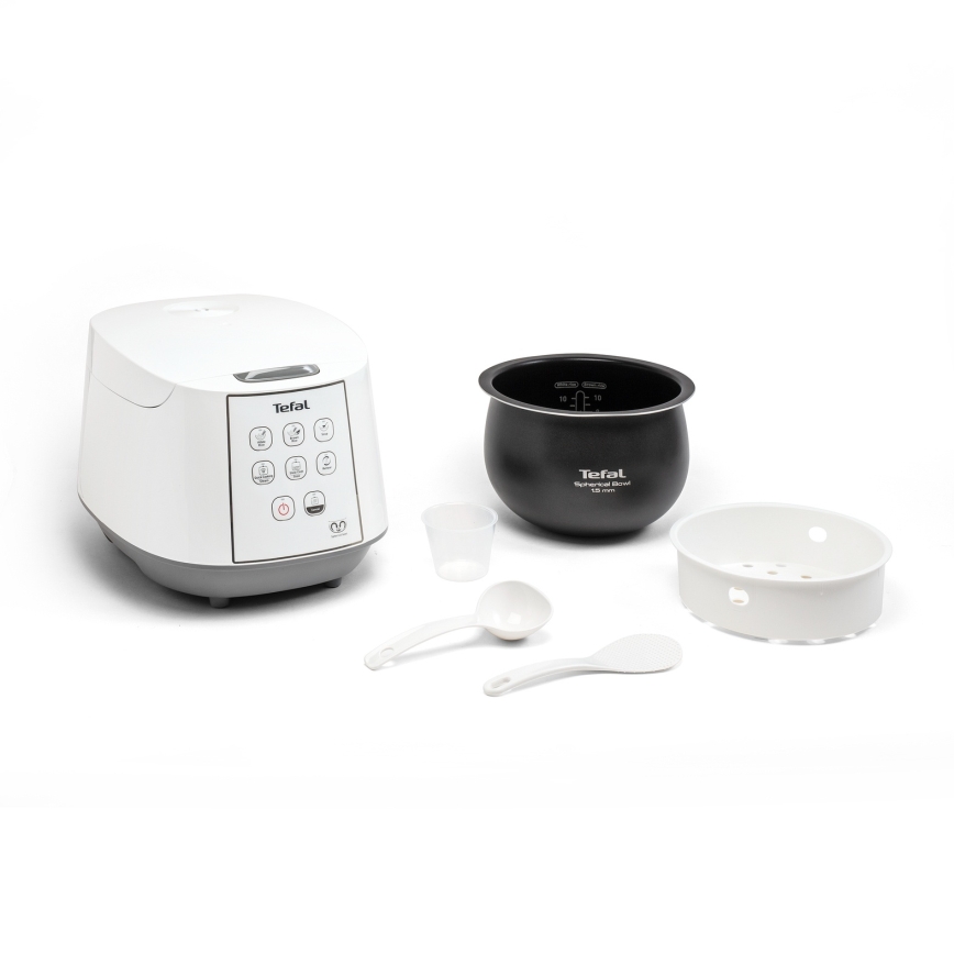 Tefal - Riskokare 8 i 1 EASY COOK 750 W/230 V 5 l vit