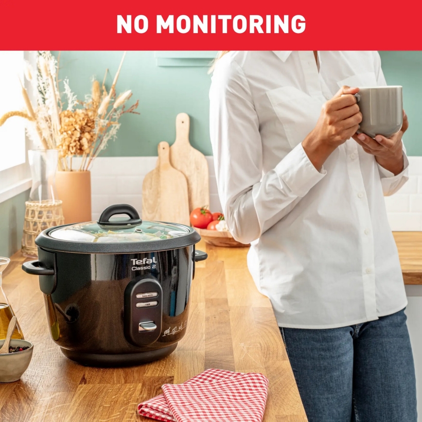 Tefal - Riskokare CLASSIC 500W/230V 3 l svart