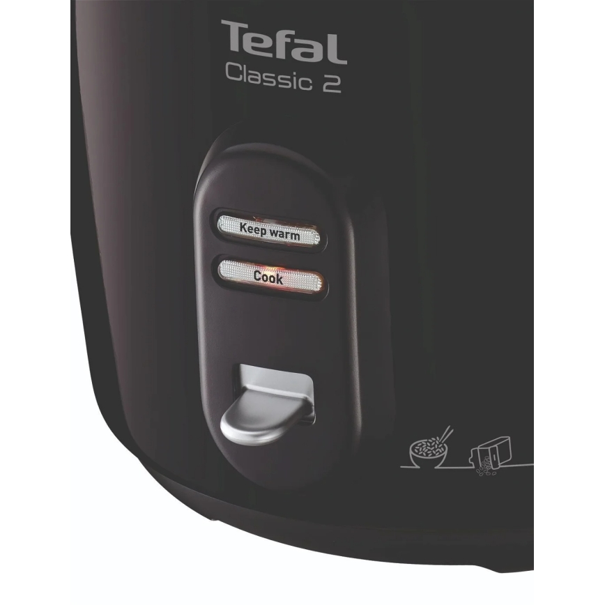 Tefal - Riskokare CLASSIC 500W/230V 3 l svart