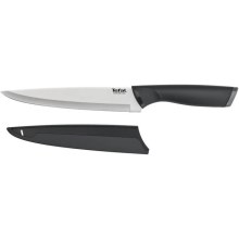 Tefal - Rostfri kniv chef COMFORT 20 cm krom/svart