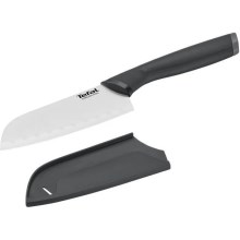 Tefal - Rostfri kniv santoku COMFORT 12,5 cm krom/svart
