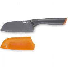 Tefal - Rostfri kniv santoku FRESH KITCHEN 12 cm grå/orange
