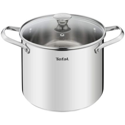 Tefal - Sätt med matlagningsutrustning 10 delar COOK EAT rostfri