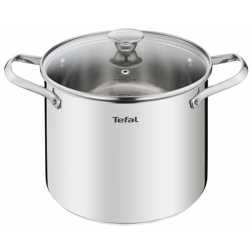 Tefal - Sätt med matlagningsutrustning 10 delar COOK EAT rostfri