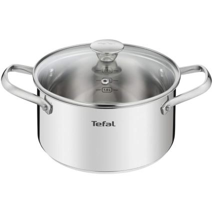 Tefal - Sätt med matlagningsutrustning 10 delar COOK EAT rostfri