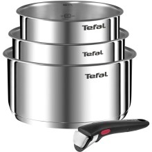 Tefal - Sätt med matlagningsutrustning 4 delar INGENIO EMOTION rostfri