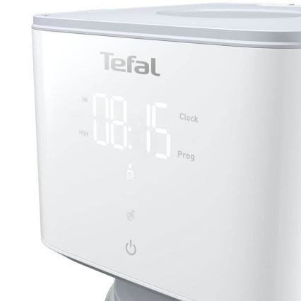 Tefal - Droppbryggare med LCD-display SENSE 1000W/230V vit