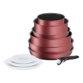 Tefal - Set med 10 delar INGENIO DAILY CHEF i kopparfärg