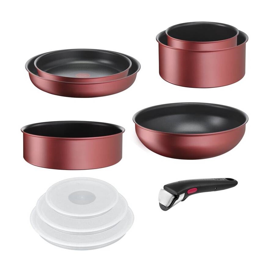 Tefal - Set med 10 delar INGENIO DAILY CHEF i kopparfärg