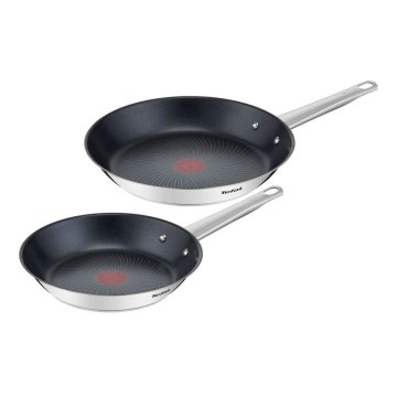 Tefal - Set med 2 stekpannor COOK EAT 24/28 cm