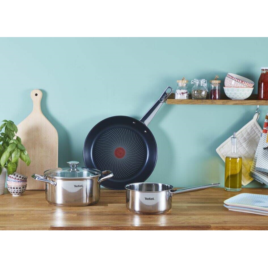 Tefal - Set med 2 stekpannor COOK EAT 24/28 cm