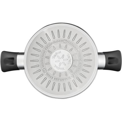 Tefal - Set med 3 kastruller DELICIOUS i rostfritt stål