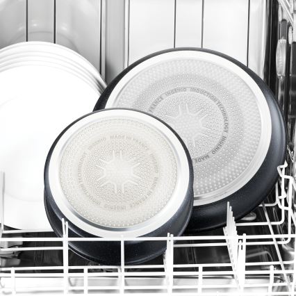 Tefal - Set med 3 stekpannor INGENIO BLACK STONE