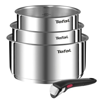 Tefal - Set med 4 delar INGENIO EMOTION rostfritt stål