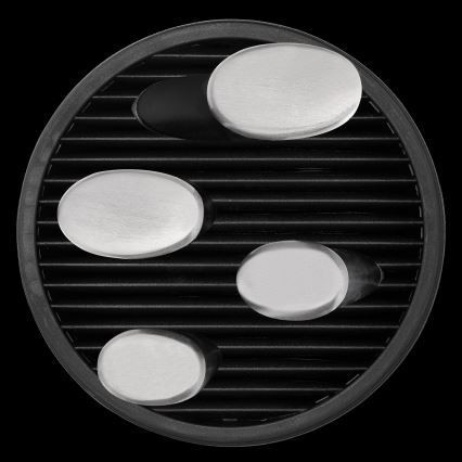 Tefal - Set med 4 köksknivar med knivblock ICE FORCE