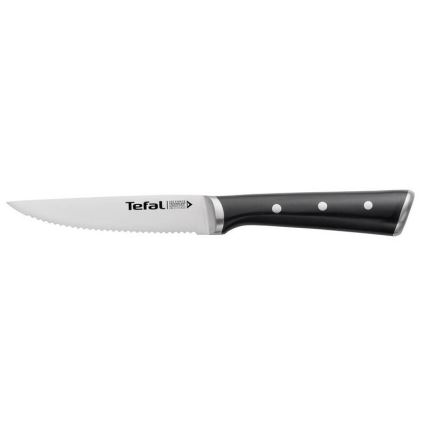Tefal - Set med rostfria stekknivar ICE FORCE 11 cm polerad krom/svart 4 st