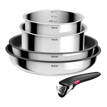 Tefal - Set med 5 delar INGENIO COOK i rostfritt stål