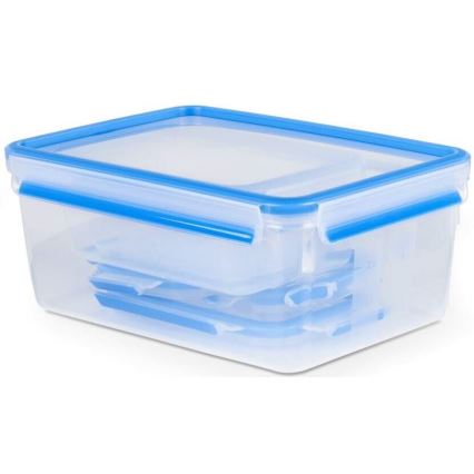 Tefal - Set med 5 matförvaringsburkar MASTER SEAL FRESH, blå