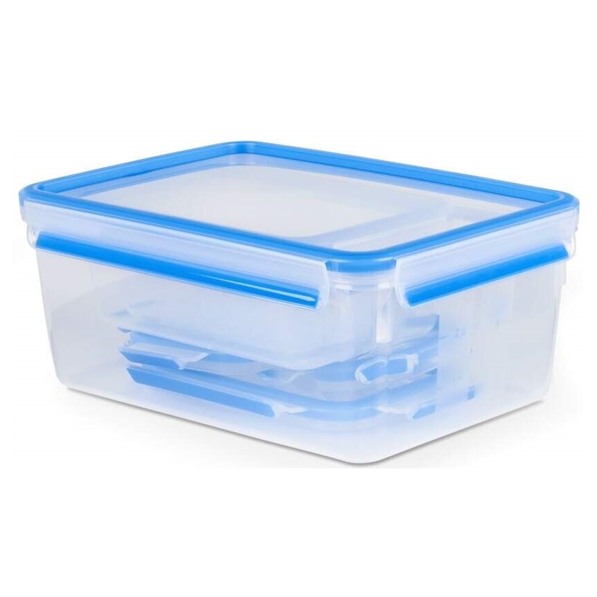 Tefal - Set med 5 matförvaringsburkar MASTER SEAL FRESH, blå